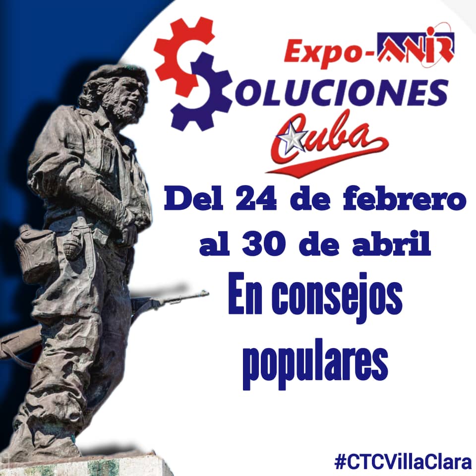 Realizarán  Expo ANIR “Soluciones Cuba”  en Villa Clara en tiempos de racionalidad