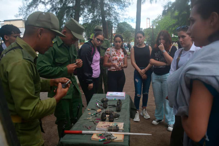 Bastión Estudiantil Universitario marca el Día Nacional de la Defensa en Villa Clara