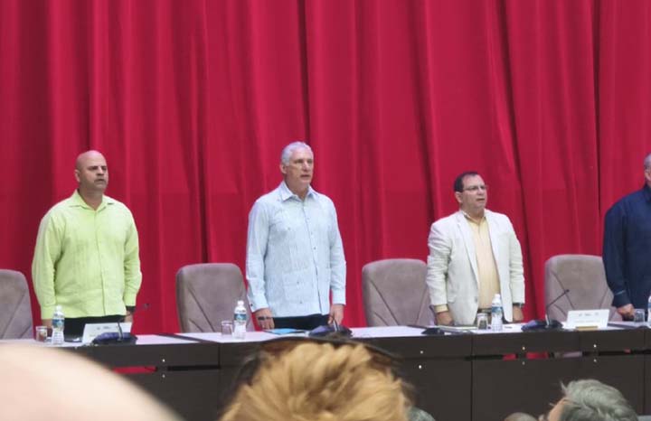 Asiste Díaz-Canel a Encuentro Internacional de Solidaridad con Cuba