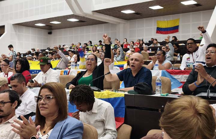 Asiste Díaz-Canel a Encuentro Internacional de Solidaridad con Cuba