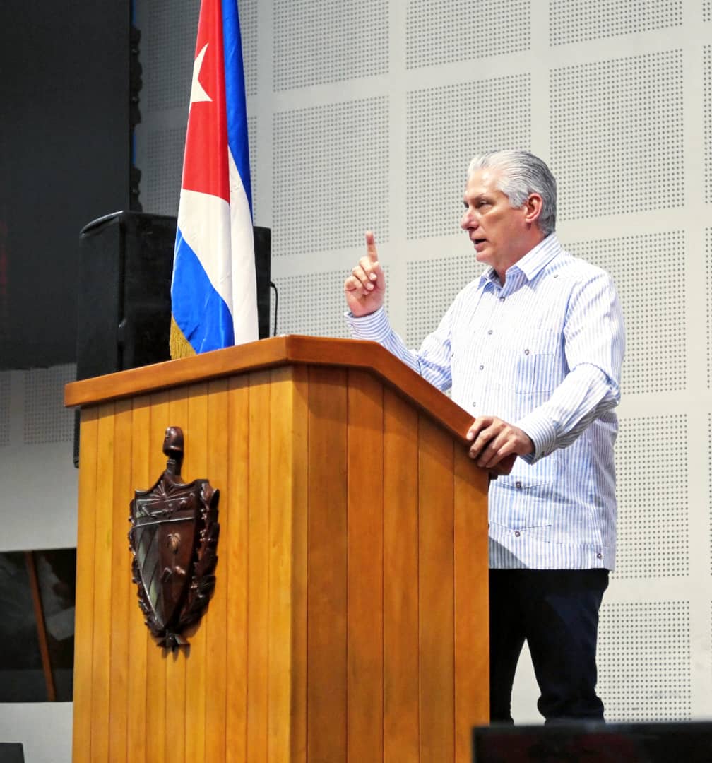 Díaz Canel en Encuentro Internacional de Solidaridad: «Cuba es un país de paz»