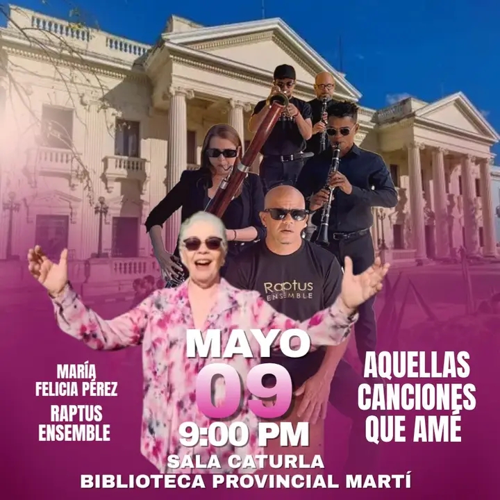 “Aquellas canciones que amé”: concierto por los 75 años de la maestra María Felicia Pérez