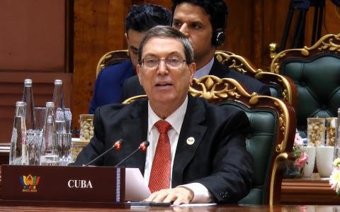 Intervención del canciller de Cuba, Bruno Rodríguez Parrilla en la Sesión abierta: “Reformas de la Gobernanza global y el Sistema multilateral” en Reunión de Ministros de Relaciones Exteriores de los BRICS