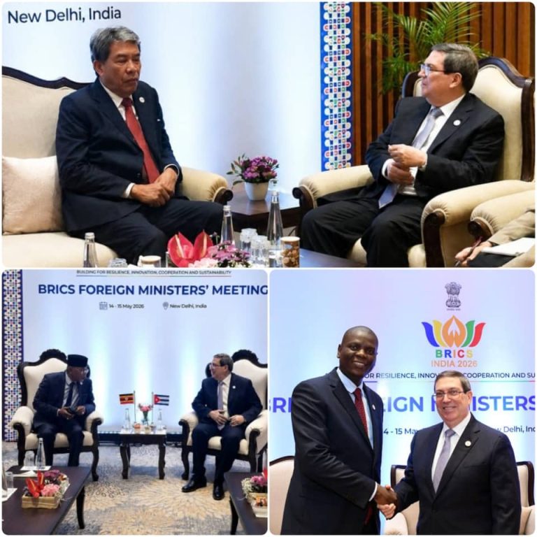 Canciller cubano Bruno Rodríguez Parrilla participa en Reunión Ministerial de los BRICS