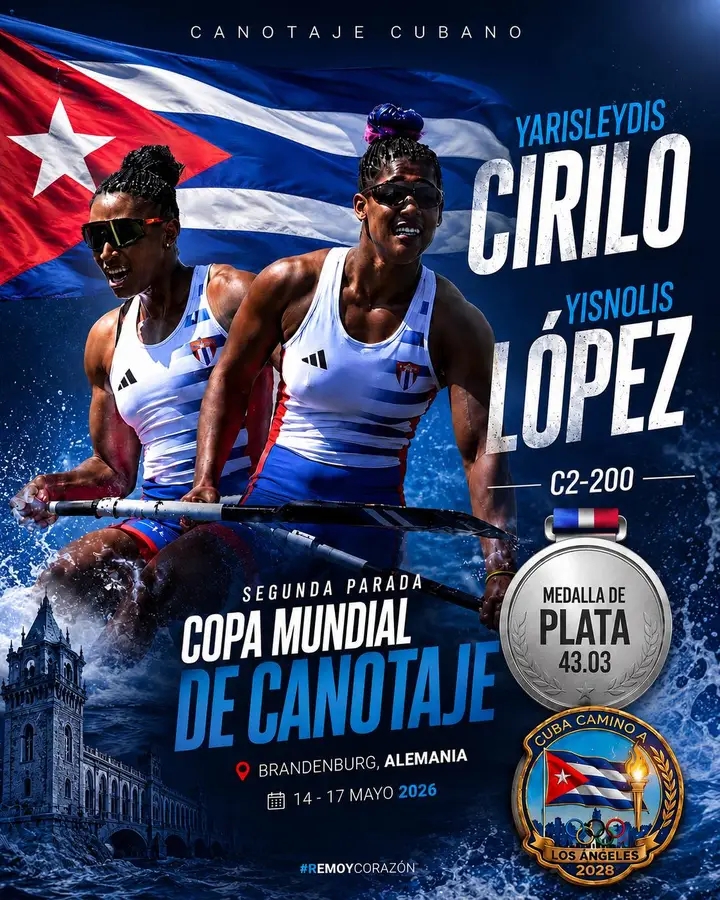 Medalla de Plata para canoista de Villa Clara Yisnolys López en Copa del Mundo en Alemania