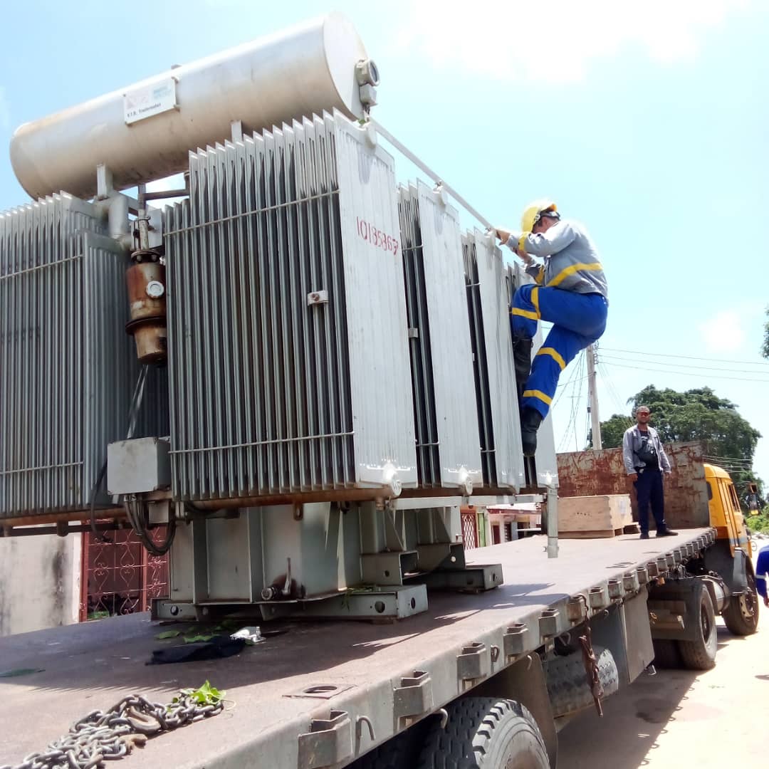 Remedios fortalece su sistema eléctrico con cambio de transformador en subestación de 4 kV