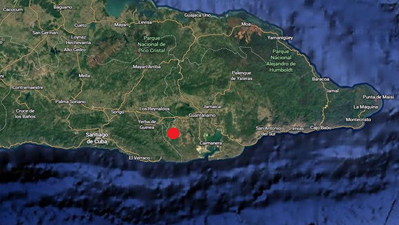 Sismo perceptible en Guantánamo y Santiago de Cuba: Magnitud preliminar 3.3 y profundidad 24 km