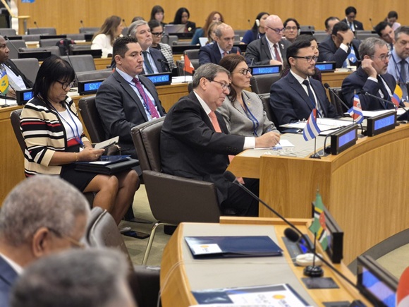Canciller cubano participa en reunión ministerial de la Celac en Nueva York