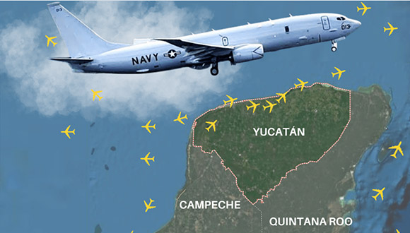 Aumenta la vigilancia aérea de EE. UU. en el Golfo de México y Yucatán tras posible ruta petrolera hacia Cuba