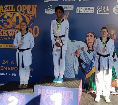 Medalla de oro para la villaclareña Arlettys Acosta en el Brazil Open de Taekwondo