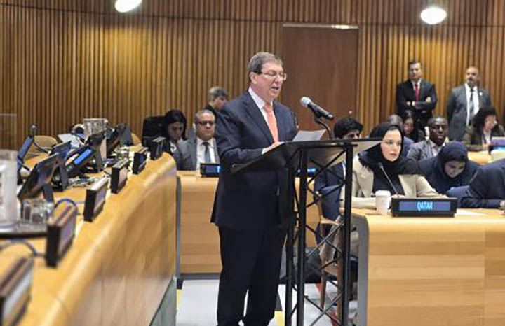 Intervino Canciller cubano en reunión de la ONU por aniversario de Durban